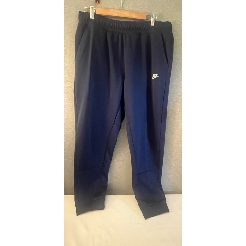 Nike Mens Sportswear Tracksuit Navy Blue Full Zip Jacket Joggers XL DA0007-410 - Picture 8 of 10